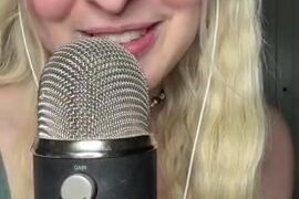 ASMR Janina Mouth Shower Video