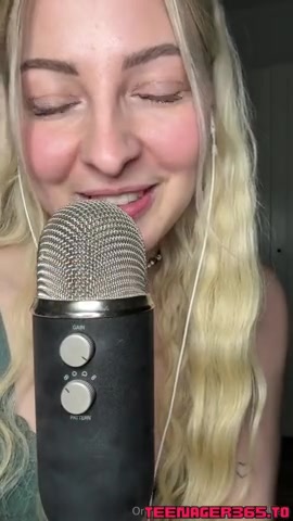 ASMR Janina Mouth Shower Video