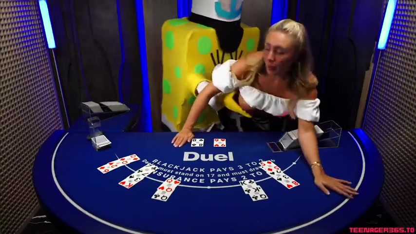 Bonnie Blue Doggy By Spongebob In Duel Casino Video Porn