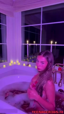 Sophie Rain Strips To A Bikini In The Bathtub onlyfans POV Video